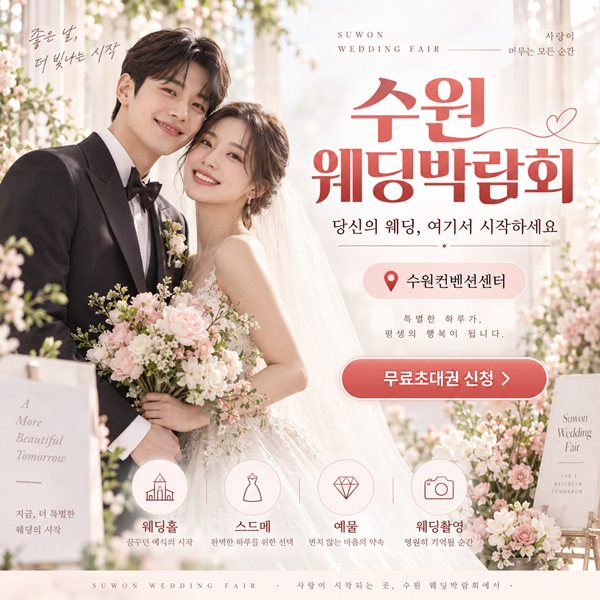 수원 웨딩박람회 주말